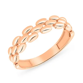 Кольцо из красного золота "Звенья" (арт. 155440)