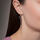 Серьги Лýна из красного золота с эмалью (арт. 1101086/2еч) – изображение 2