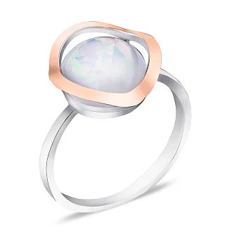 Срібна каблучка з опалом (арт. 7201/200Побкп)