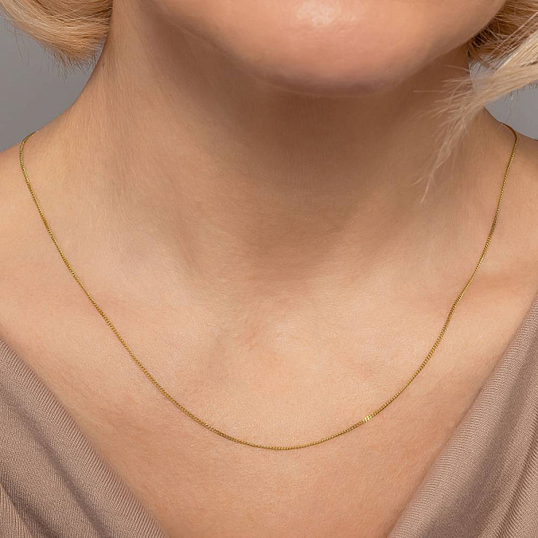 Ланцюжок з жовтого золота Панцирного плетіння (арт. ц301002ж) – зображення 2