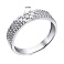 Серебряное кольцо с фианитами (арт. 7501/6872) – изображение 2