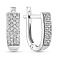 Серьги из белого золота с бриллиантами (арт. С011251030б) – изображение 1