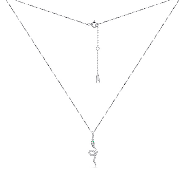 Серебряное колье Змея с альпинитами (арт. 7507/2351аз) – изображение 2