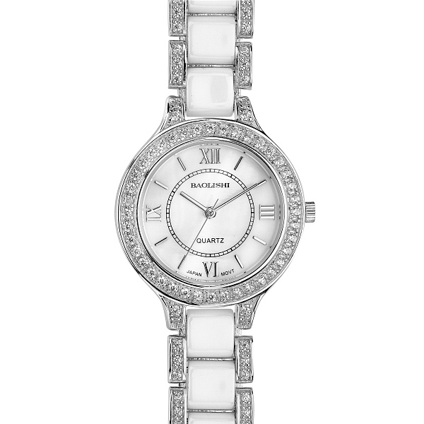 Серебряные часы с фианитами (арт. 7526/317пкмб) – изображение 2