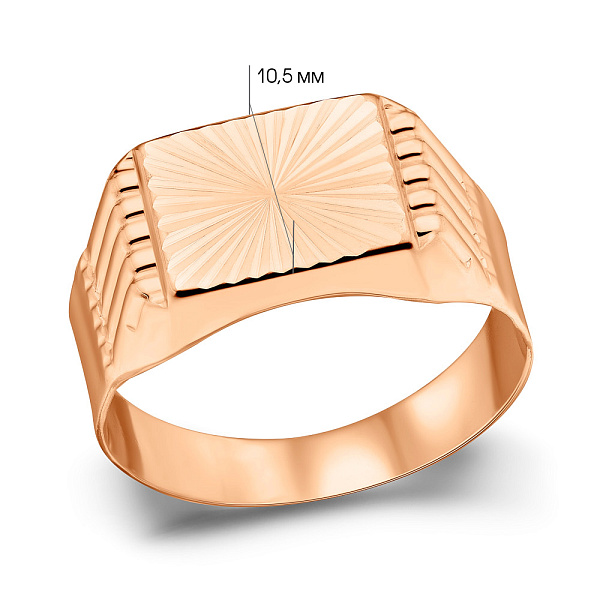 Золотая печатка (арт. 180551) – изображение 4