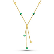 Золотое колье Francelli (арт. 352668жз)