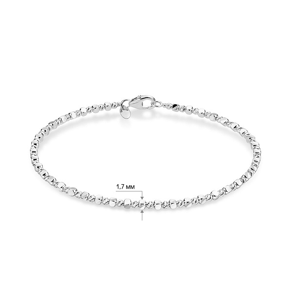 Браслет з білого золота Francelli (арт. 326789б) – зображення 8
