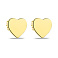 Серьги-пусеты из серебра без камней (арт. 7518/6376ж) – изображение 1