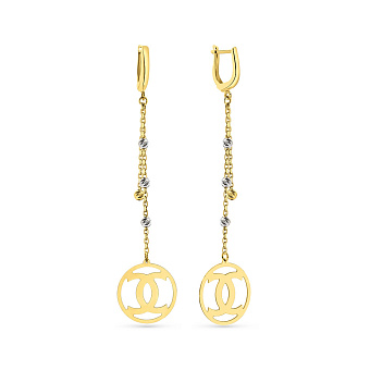 Фото Золоті сережки (арт. 106763ж)