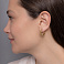 Серьги-кольца из желтого золота (арт. 1091351/15ж) – изображение 4