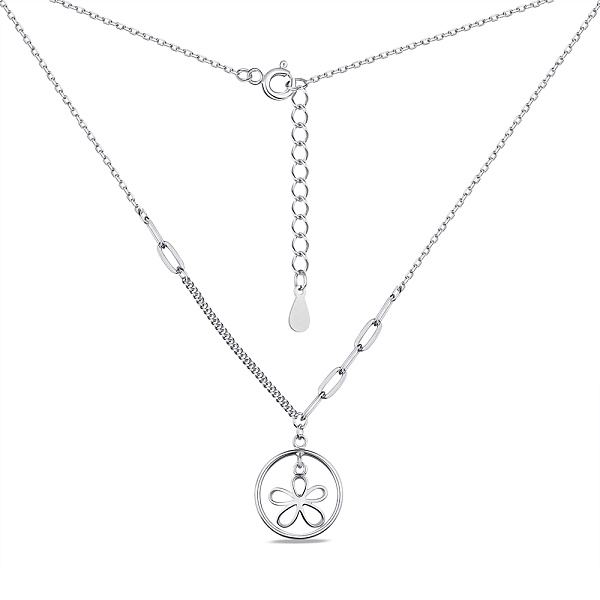 Серебряное колье Цветок (арт. 7507/1949) – изображение 2