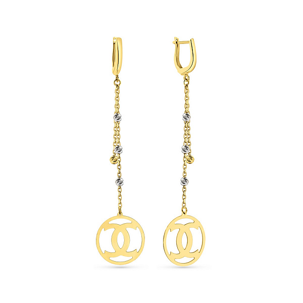 Золоті сережки (арт. 106763ж) – зображення 1