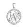 Серебряная подвеска скорпион с фианитами (арт. 7503/4707ск) – изображение 1