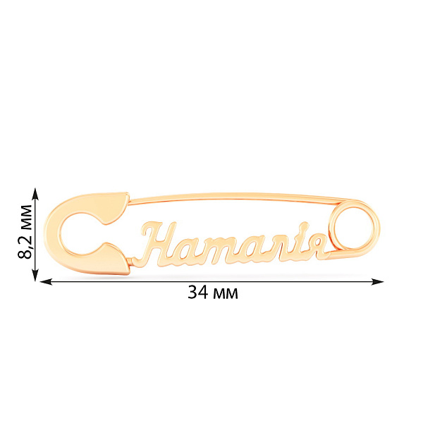 Золота шпилька Наталія (арт. 360262) – зображення 2