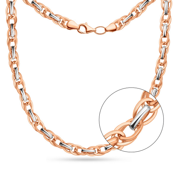 Кольє з червоного золота (арт. 350503кб) – зображення 1