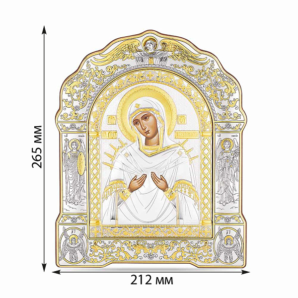 Икона Божья Матерь Семистрельная (арт. AR-5/006G/K) – изображение 2