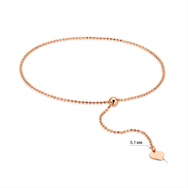 Браслет Fly з червоного золота (арт. 326214/1) – зображення 4