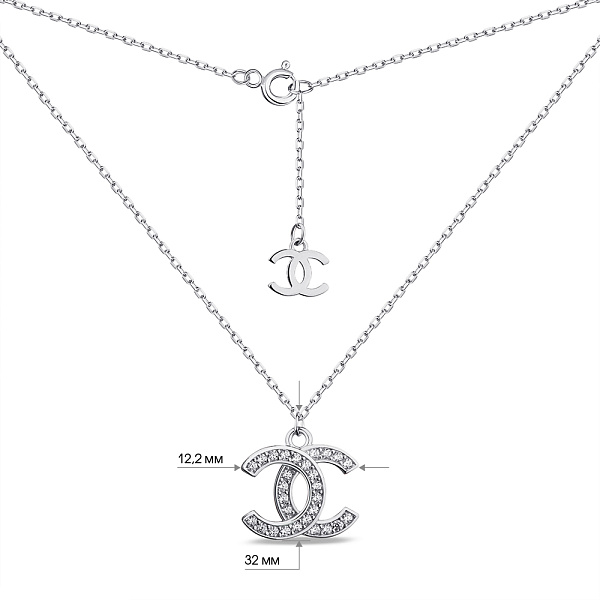 Браслет из серебра с фианитами (арт. 7507/1948) – изображение 3