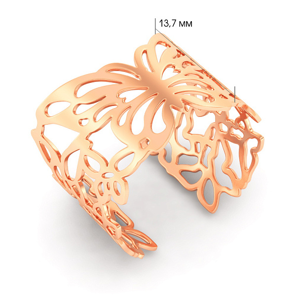 Кольцо из красного золота (арт. 140031) – изображение 4