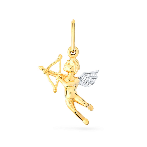 Золотая подвеска «Купидон» (арт. 440431ж) – изображение 1