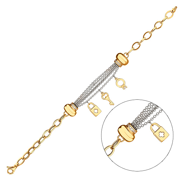 Золотий браслет (арт. 321800жбП3) – зображення 1