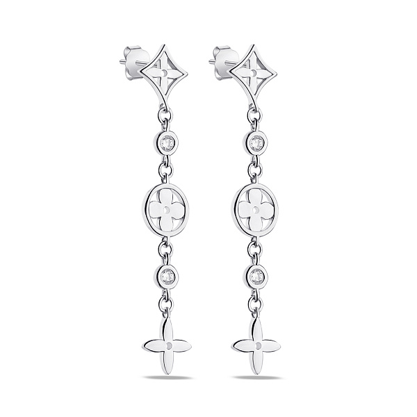 Серьги из серебра (арт. 7518/6438) – изображение 1