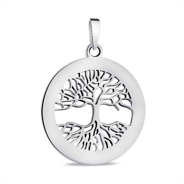 Срібний кулон Дерево життя без каміння (арт. 7503/3869) – зображення 1