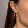 Серьги-кольца из красного золота (арт. 122102/25) – изображение 2