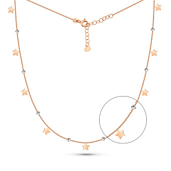 Фото Золоте кольє з зірочками (арт. 352571кб)