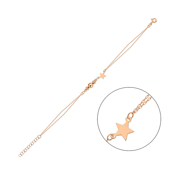 Браслет из красного золота (арт. 326578) – изображение 1