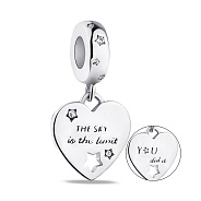 Фото Срібний шарм Серце (арт. 7903/3743)