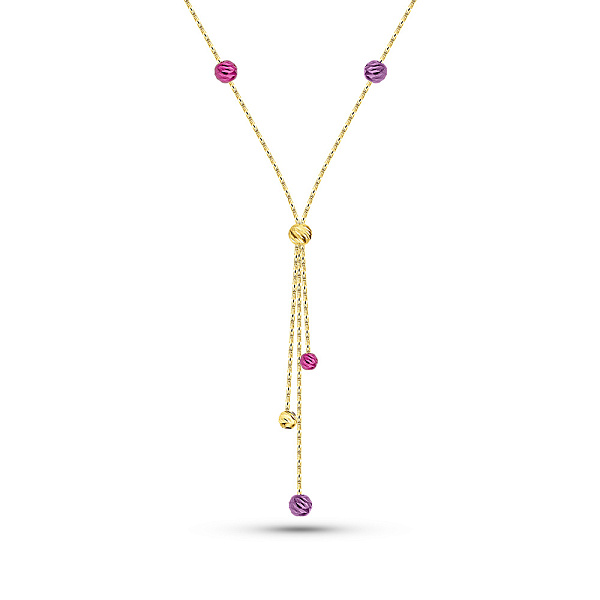 Кольє Francelli з жовтого золота (арт. 352586жфмлн) – зображення 1