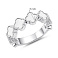Серебряное кольцо с эмалью клевер (арт. 7501/8752/6еб) – изображение 2