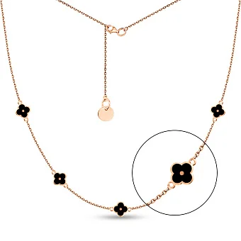 Колье из красного золота (арт. 200028Д)