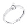 Серебряное кольцо с фианитом (арт. 7501/404кп) – изображение 2