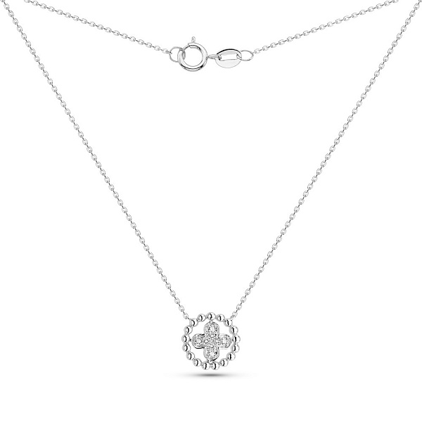 Золоте кольє з діамантами (арт. Ц341644010б) – зображення 2