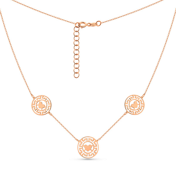 Золотое колье Олимпия (арт. 352811) – изображение 2