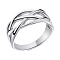 Серебряное кольцо без камней (арт. 7501/0323кю)