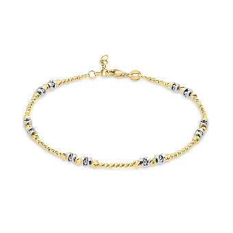 Фото Браслет Francelli из желтого и белого золота (арт. 325501жб)