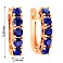 Золоті сережки з сапфірами (арт. 111027Пс) – зображення 2