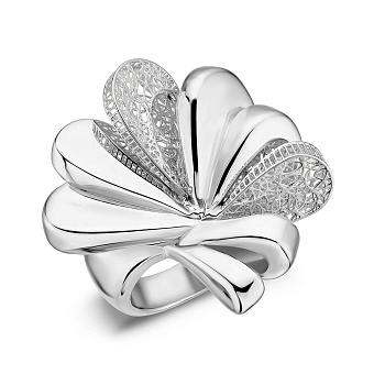 Фото Массивное кольцо Francelli из белого золота (арт. е156699б)