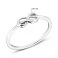 Серебряное кольцо «Бесконечность» без камней (арт. 7501/4309) – изображение 2