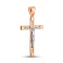 Масивний золотий хрестик з розп'яттям (арт. 500714) – зображення 1