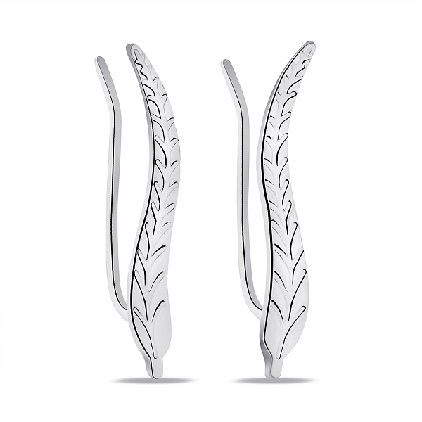 Серьги-клаймберы из серебра (арт. 7502/56-256-р) – изображение 1