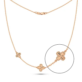 Золоте кольє Конюшина (арт. 352990)