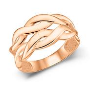 Фото Кольцо из красного золота (арт. 156152)