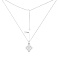 Серебряное колье Клевер с фианитами (арт. 7507/2489/7) – изображение 3