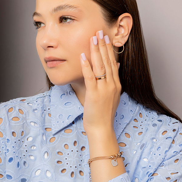 Золоті сережки пусети  (арт. 110623) – зображення 3