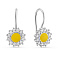 Серебряные детские серьги с фианитами (арт. 7502/1330еж) – изображение 1