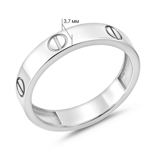 Золота каблучка без каменів (арт. 140716б) – зображення 2